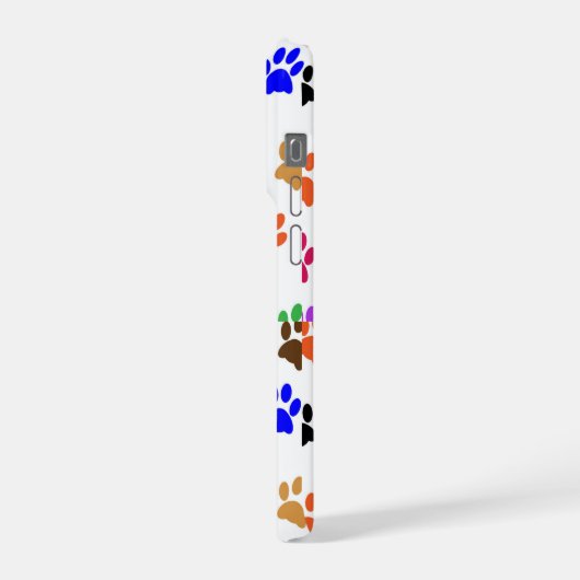 cat paws phone case iPhoneケース (左側面)