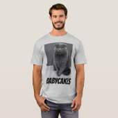 CAT PETカスタムのTシャツ – PET写真の追加 Tシャツ (正面フル)