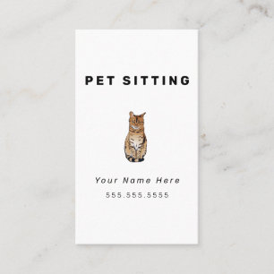 Cat Pet Sitting名刺 名刺