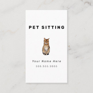Cat Pet Sitting名刺 名刺
