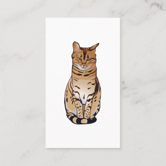 Cat Pet Sitting名刺 名刺 (裏面)