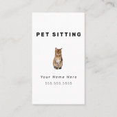 Cat Pet Sitting名刺 名刺 (正面)