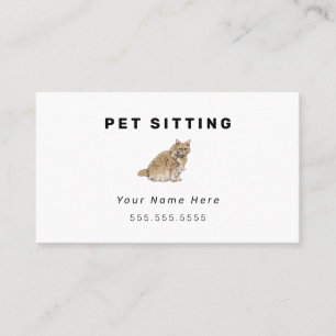 Cat Pet Sitting名刺 名刺