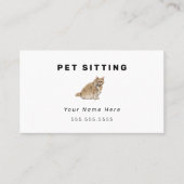 Cat Pet Sitting名刺 名刺 (正面)