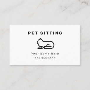 Cat Pet Sitting名刺 名刺
