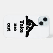 Cat Phone cases  iPhone 15ケース (裏面横)