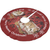 Cat Photo , Humor Text, Customize , ブラッシュドポリエステルツリースカート (アングル)