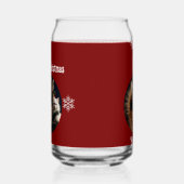 Cat Photo, Meow Christmas, customize  ガラス缶 (左)