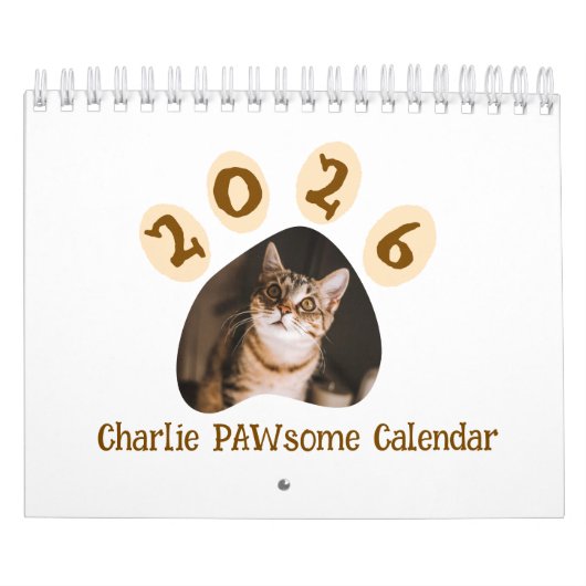 Cat Photos Make Your PAWsome Personalized Calendar カレンダー (カバー)