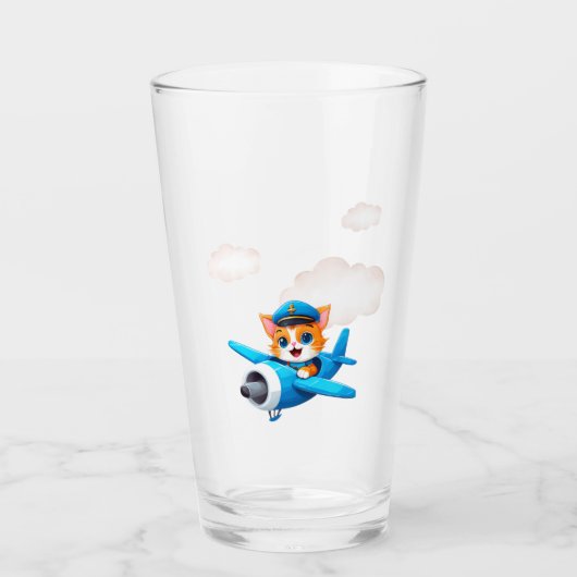 Cat Pilot タンブラーグラス (正面)