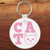 CAT pink キーホルダー (正面)
