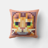 Cat, Pixel Art, pixelart クッション (裏面)