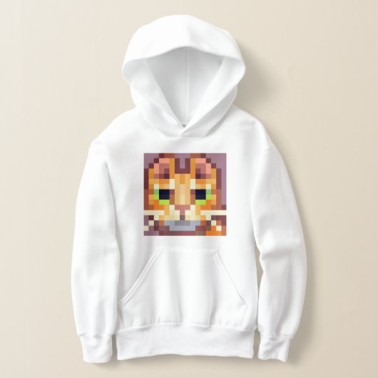 Cat pixelart hoody, Pixel Art  (レイダウン)