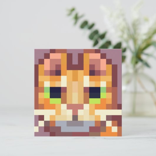 Cat pixelart, Pixel Art  シーズンカード (スタンド正面)