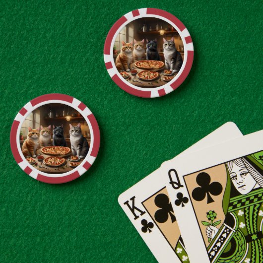 Cat Pizza Night, ポーカーチップ (ポーカーテーブル (ダブル))