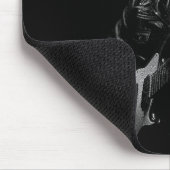 Cat Playing Guitar Rock Star Rock And Roll Men Wom マウスパッド (コーナー)