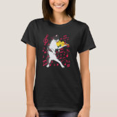 Cat Playing Violin Musical Instruments Violinist C Tシャツ (正面)