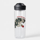 Cat Playing with MARBLES, Stay Pawsitive, Pun ウォーターボトル (正面)