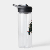 Cat Playing with MARBLES, Stay Pawsitive, Pun ウォーターボトル (右面)