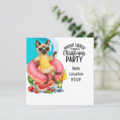 Cat Pool Party for Cat lovers 招待状 (スタンド正面)