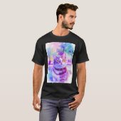 Cat Portrait Animal Beautiful Kitten Illustration Tシャツ (正面フル)