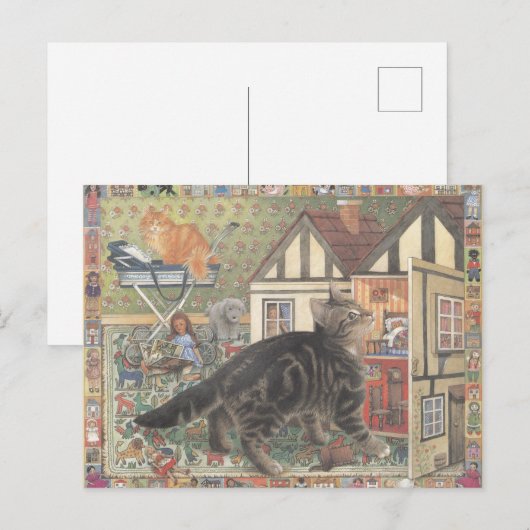 Cat Postcard ポストカード (正面/裏面)
