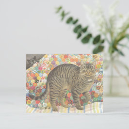 CAT POSTCARD ILLUSTRATION ポストカード