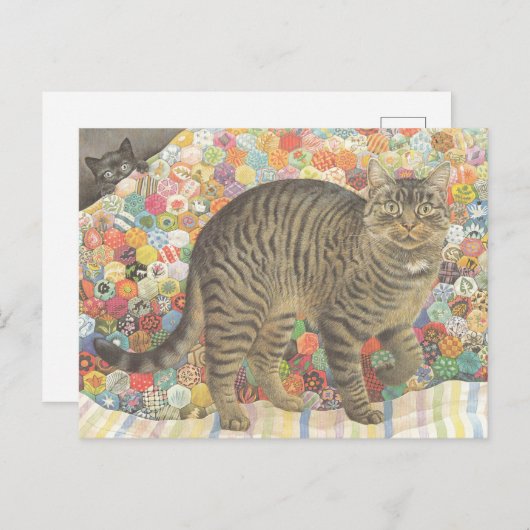 CAT POSTCARD ILLUSTRATION ポストカード (正面/裏面)