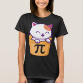 Cat Pot Pi Day Funny Pi Day Kids teacher math Love Tシャツ (正面)