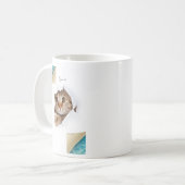 Cat Psiu コーヒーマグカップ (正面左)