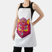 Cat Psychedelic エプロン (インサイチュ)