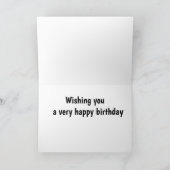 Cat Purfect Day誕生日カードのカスタマイズ カード (内部)