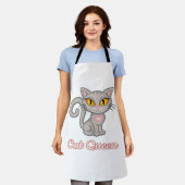 Cat Queen  エプロン (着用した状態)