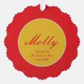 Cat Queen オーナメントカード (裏面)