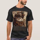 Cat Quilting Steampunk Tシャツ (正面)
