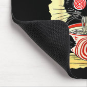 Cat Ramen Japanese Funny Graphic Tees Kawaii Anime マウスパッド (コーナー)