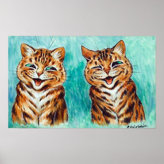 Cat Reconciliation, Louis Wain ポスター (正面)