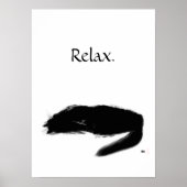 Cat Relax Poster ポスター (正面)