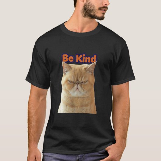 Cat Reminder Choose O Be Kind Everyday  Graphics Tシャツ (正面)
