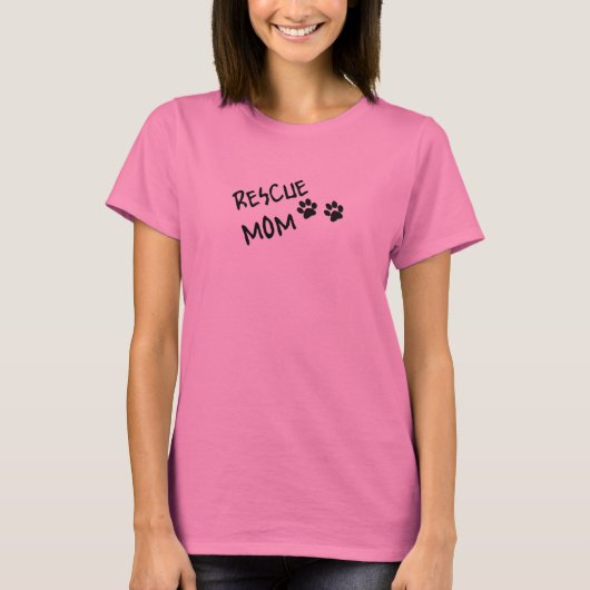 cat rescue mom tシャツ (正面)