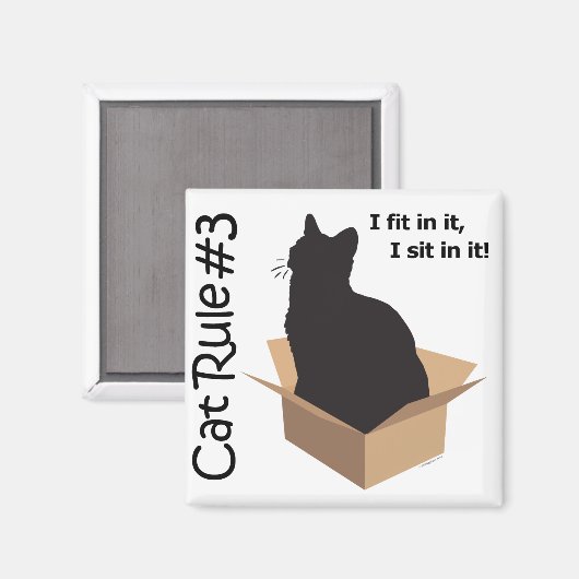 Cat Rule #3 Magnets マグネット (正面/裏面)