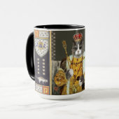 『Cat Rules 王室の 15 onz Mug』(15オンスのマグ王) マグカップ (正面左)