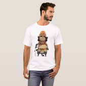 Cat Samurai Tシャツ (正面フル)