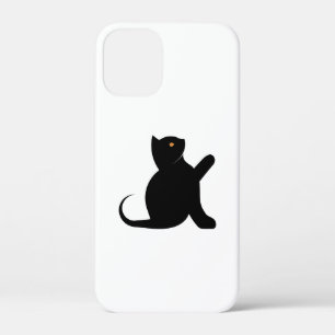 cat saying hello iPhone 12 mini ケース