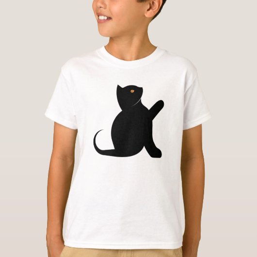 Cat Saying Hello Tシャツ (正面)