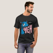 cat saying meh tシャツ (正面フル)