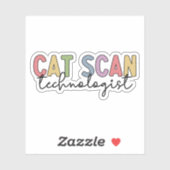 CAT Scan Technologist CT Tech Radiology Gives シール (シート)