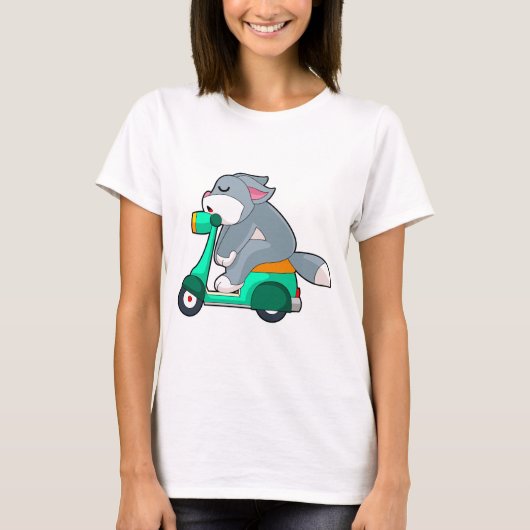 Cat Scooter Tシャツ (正面)