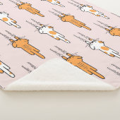 Cat scratch seamless pattern シェルパブランケット (3/4)
