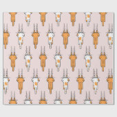 Cat scratch seamless pattern ラッピングペーパー (フラット)